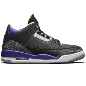 Air Jordan 3 Retro - Black Court Purple