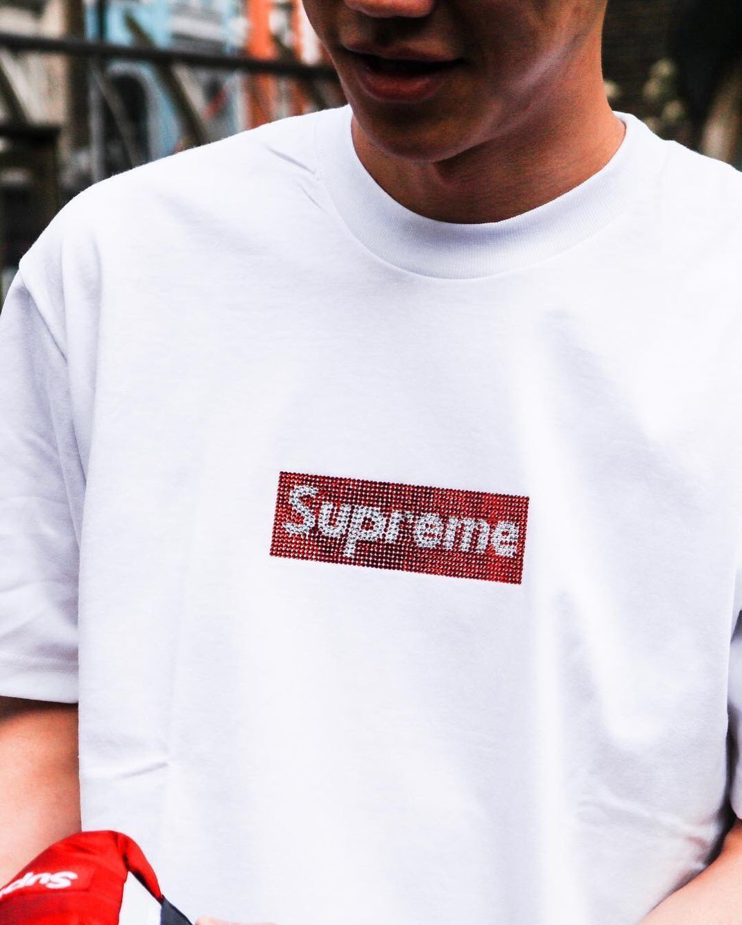Camisa Supreme  Logo Strass