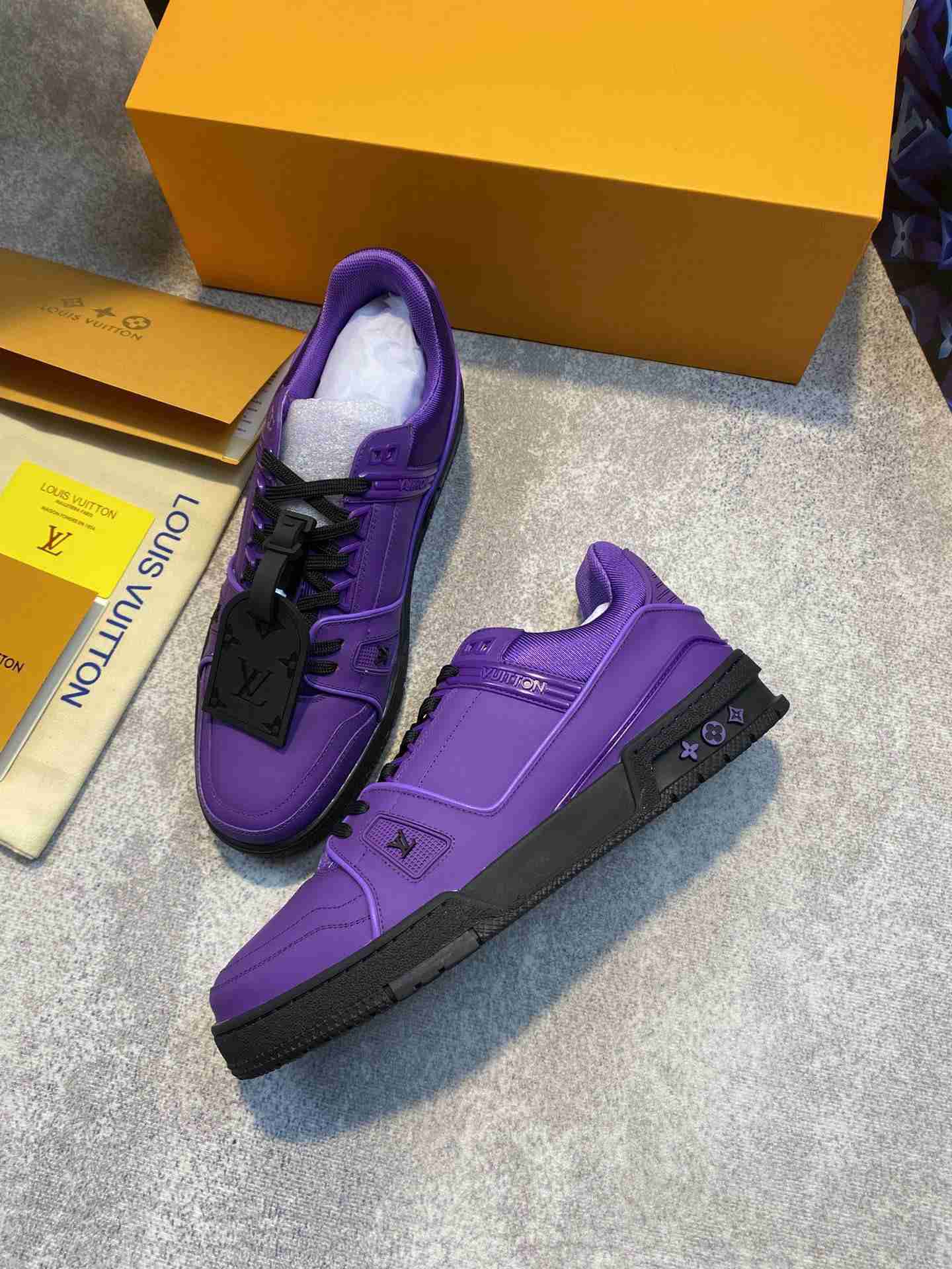 Louis Vuitton LV Trainer Purple