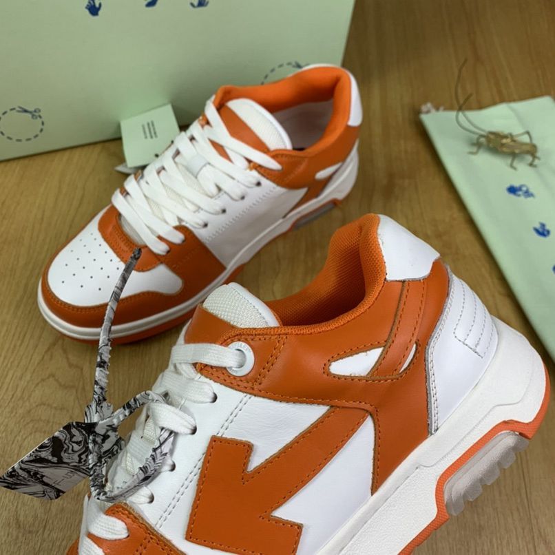 OFF-WHITE OOO Low Out Of Office orange white