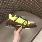 Louis Vuitton LV Trainer Yellow Brown